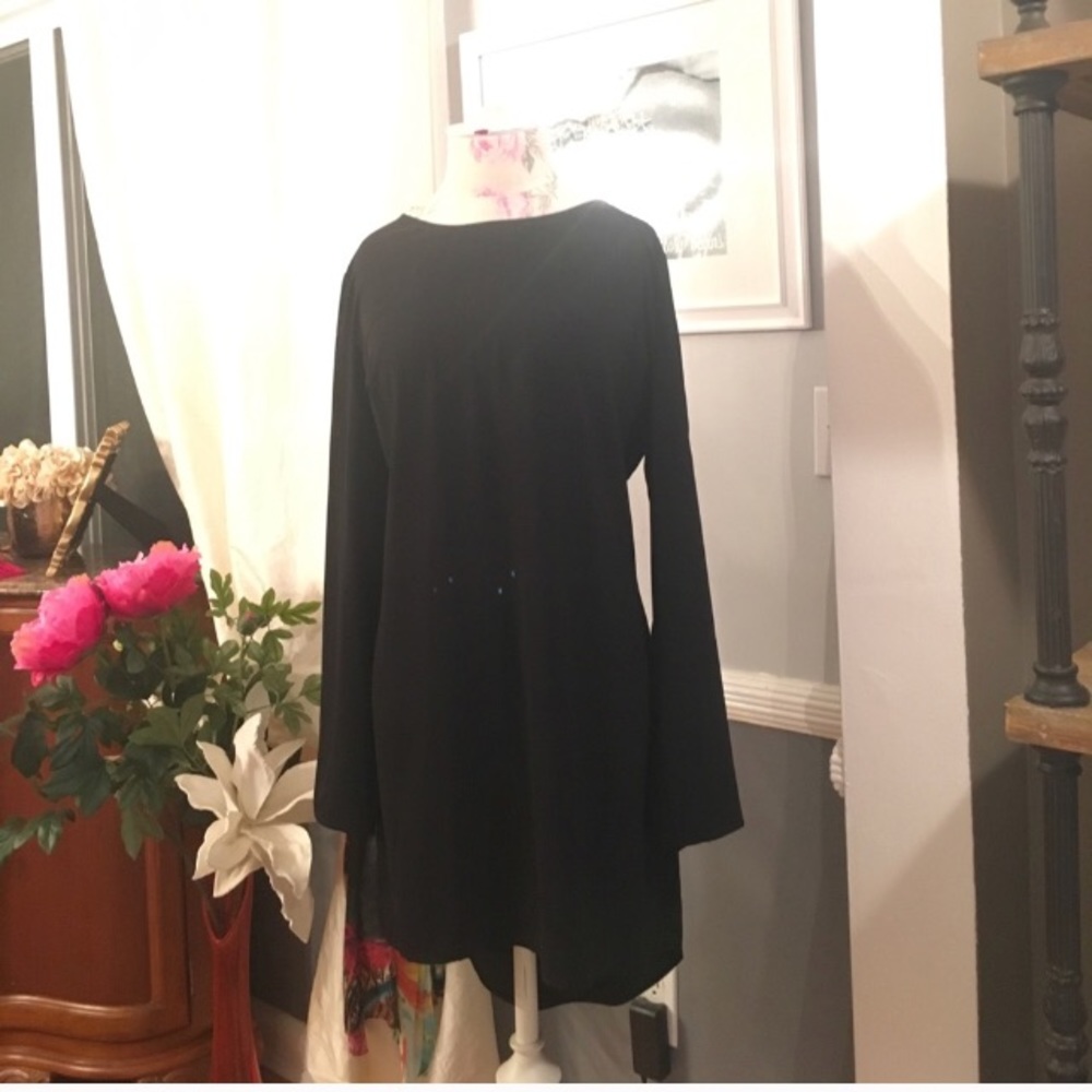Nordstrom Deep U back sheath